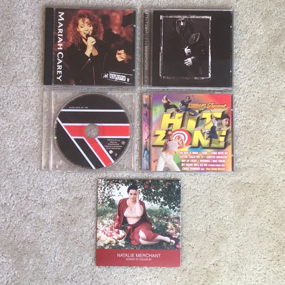 Set of 5 Female Artist CDs, 1996-2007